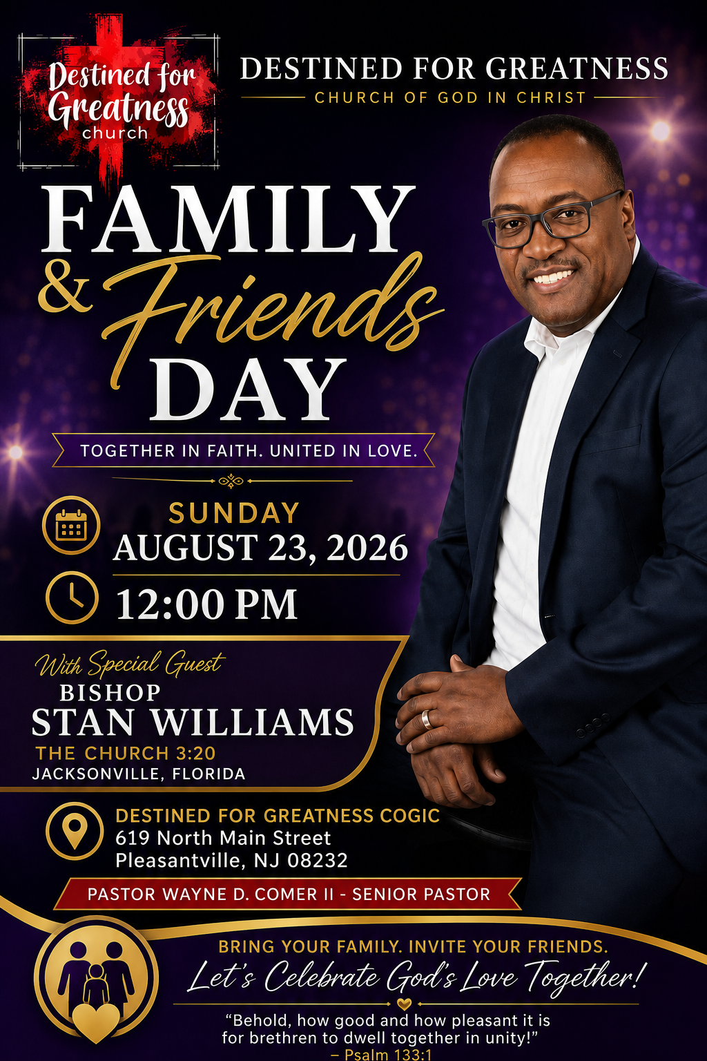 Family and Friends Day flyer