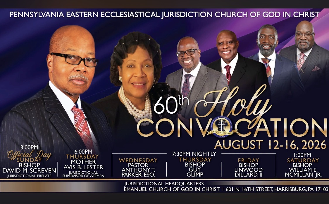 PA Eastern Ecclesiastical Jurisdiction 60th Holy Convocation flyer